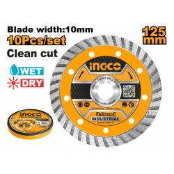 Disc Turbo Diamond 125mm 10 Pc