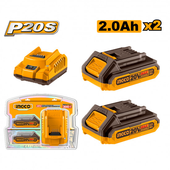 20v Ps+ C/l 2.0ah 2bat & Charger Kit 20v Ps+ C/l 2.0ah 2bat & Charger Kit