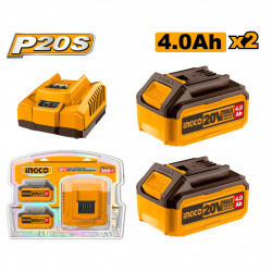 20v Ps+ C/l Fast 4.0ah 2bat & Charger Kit