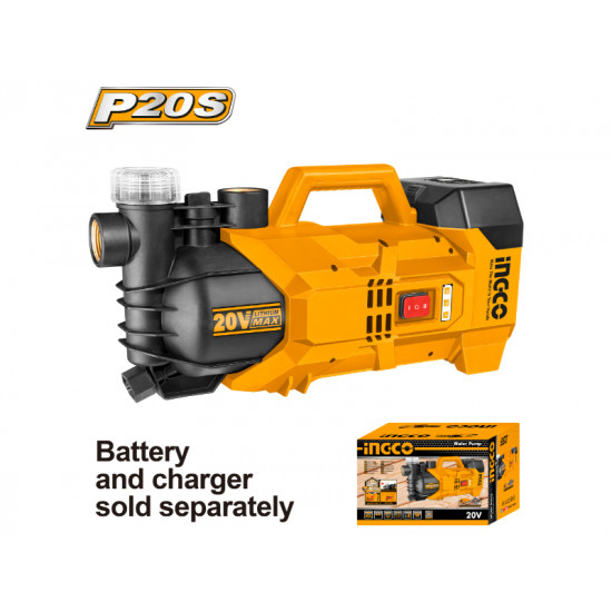 20v Ps+ C/l Pump Water, 0.2hp 47l/min 20v Ps+ C/l Pump Water, 0.2hp 47l/min