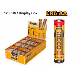 Battery Alkaline Aa 128 In Display Box