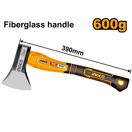 Axe 600g Fibre Glass Handle Axe 600g Fibre Glass Handle