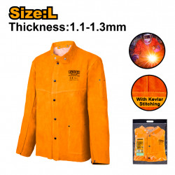 Weld Cowhide Jkt Lg 1.1-1.3mm