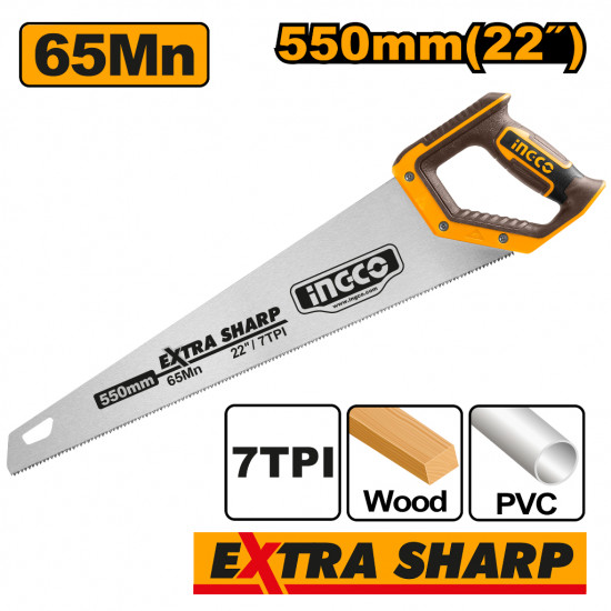 Saw Hand 550mm 7tpi Bev Bld Saw Hand 550mm 7tpi Bev Bld
