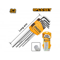 A/key 9pc 1.5-10mm Long Crv