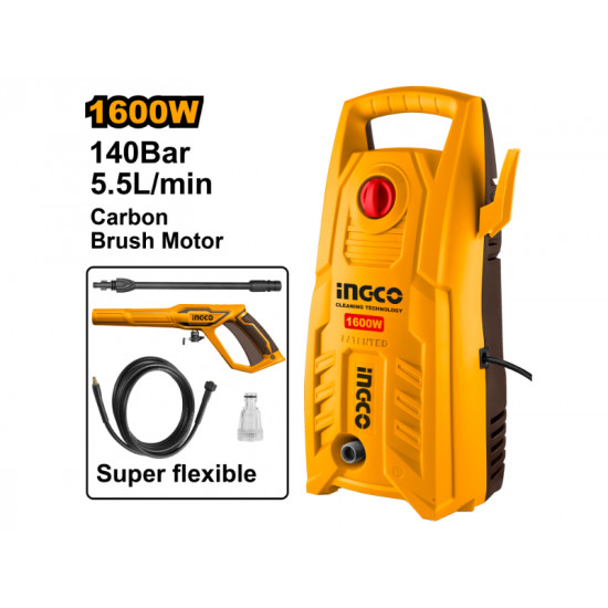 High Pressure Washer 140bar 1600w High Pressure Washer 140bar 1600w