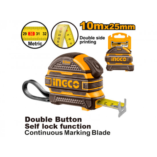 Tape Measure R/case 10m X 25mm Tape Measure R/case 10m X 25mm