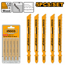 Blade J/saw 8tpi Wood 4-50mm 5pc
