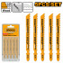 Blade J/saw 8tpi Wood 4-50mm 5pc