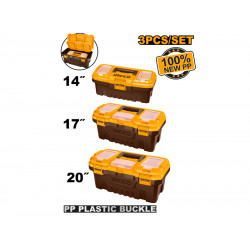 T/box Plastic 3pc Set + Tray Plastic Clip
