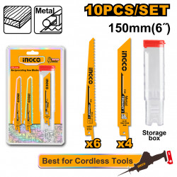 Blade Recip Wood & Metal Set 10pc