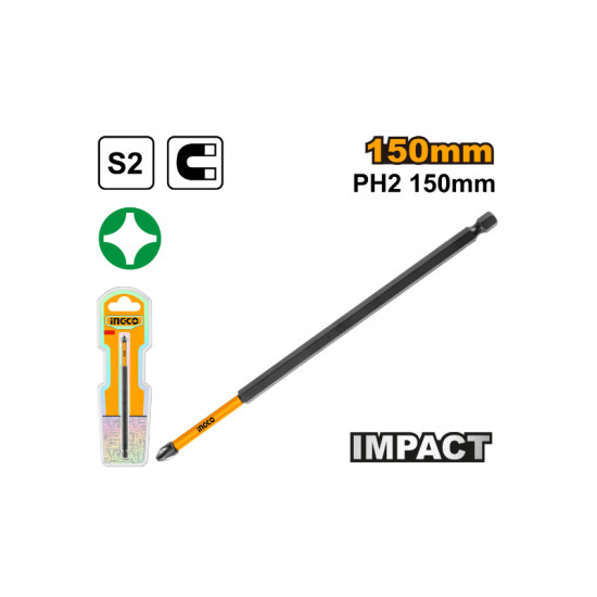 S/d Bit Impact Ph2 150mm S2 1pc S/d Bit Impact Ph2 150mm S2 1pc