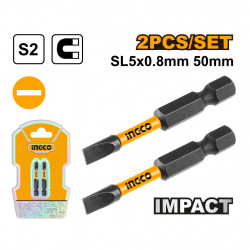 S/d Bit Impact Sl5x0.6 50mm S2 2pc