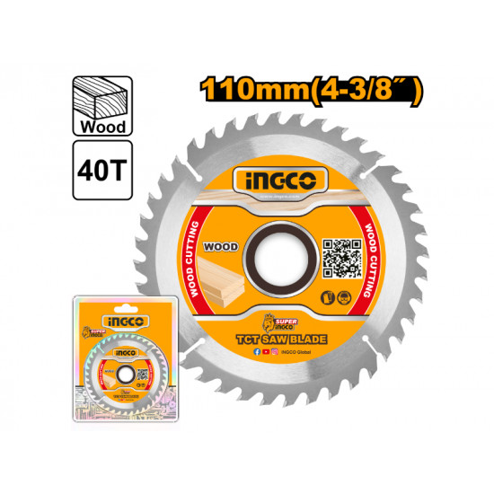 Blade Tct Wood 110x40t 20/16 Blade Tct Wood 110x40t 20/16