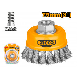 Brush W/cup Twis+nt 75 M14x2