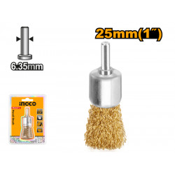 Brush Wire End +shank 24x6.35
