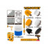 20v Ps+ Acc Brush Clean Set Med 11pc