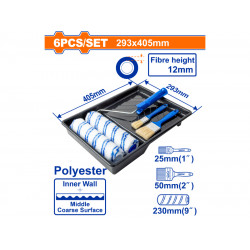 P/roller Set I/w 230mm 6pcs