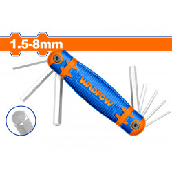 A/key Hex Knife Set Cr-v 1.5mm-8mm 8pcs
