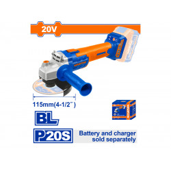 20v Ps+ C/l A/grinder B/less 115mm