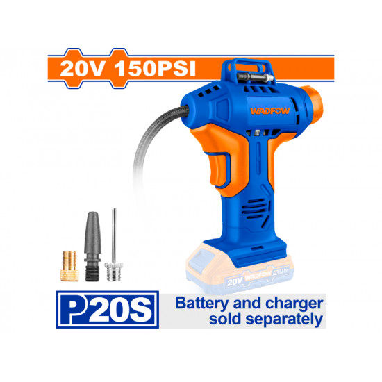 20v Ps+ C/l Auto Air Compressor 150psi/10.5bar