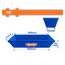 Plastic Mud Pan 250mm