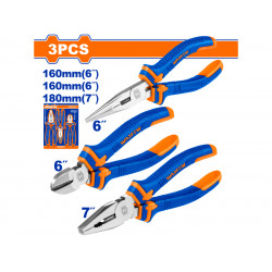 Plier Set 2 Colour 160mm 3pcs