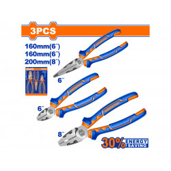 Plier Set Hl 200mm 3pcs