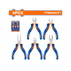 Plier Set Mini 2 Colour 115mm 5pcs