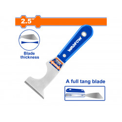 Putty Knife With Goove 63mm