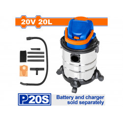 20v Ps+ C/l Vacuum Cleaner + Acc 20l No B/c