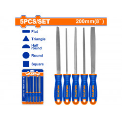 File Steel Set 200mm 5pcs