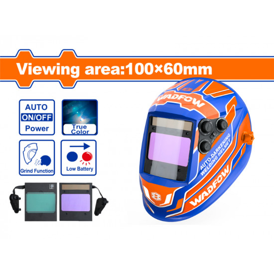 Weld Auto Dark Helmet 100x60mm Din4 Weld Auto Dark Helmet 100x60mm Din4