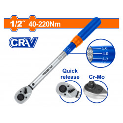 Wrench Torque Preset Cr-v/crmo 1/2 40-220nm