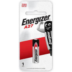 ENERGIZER 12v Alkaline Battery 1 Pack: A27 (moq12)