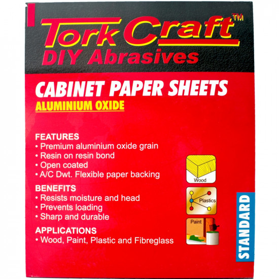 Cabinet Paper 230 X 280 60 Grit 50 Per Pack Std Cabinet Paper 230 X 280 60 Grit 50 Per Pack Std