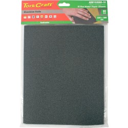 Water Paper 230 X 280mm 80 Grit Wet & Dry 10 Per Pack Std