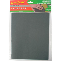 Water Paper 230 X 280mm 320 Grit Wet & Dry 10 Per Pack Std