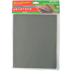 Water Paper 230 X 280mm 400 Grit Wet & Dry 10 Per Pack Std
