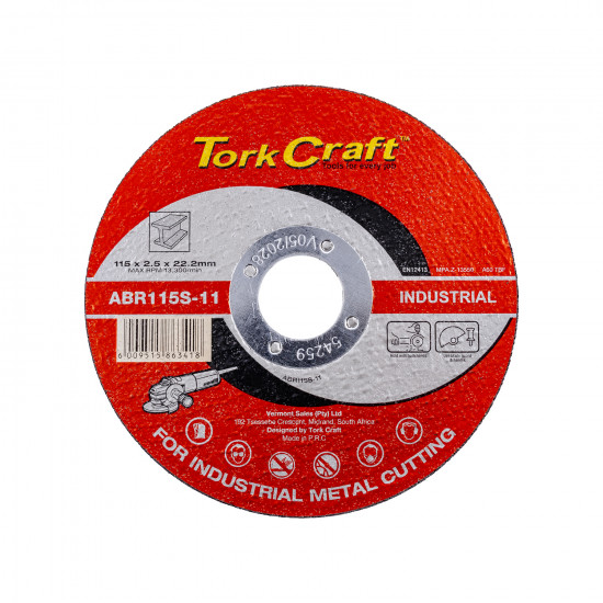 Cutting Disc Industrial Metal 115 X 2.5 X 22.2 Mm Cutting Disc Industrial Metal 115 X 2.5 X 22.2 Mm