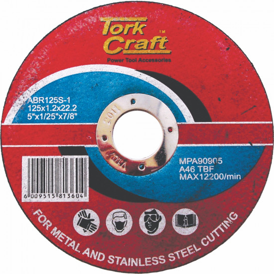 Cutting Disc Steel & Ss 125 X 1.2 X 22.2mm Cutting Disc Steel & Ss 125 X 1.2 X 22.2mm