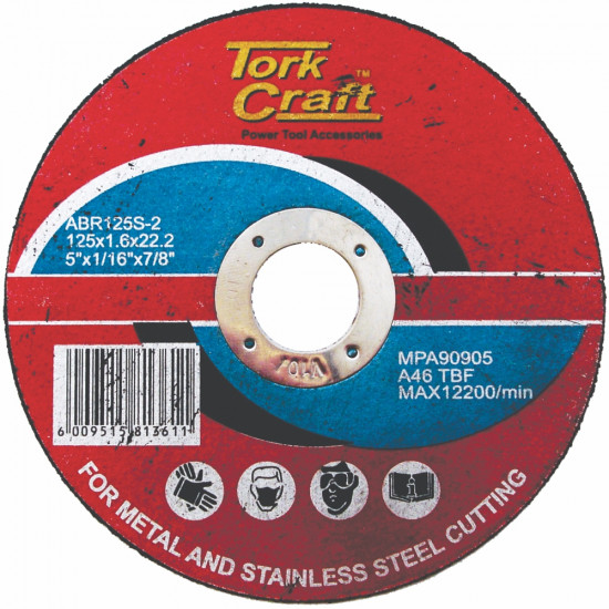 Cutting Disc Steel 125 X 1.6 X 22.2mm Cutting Disc Steel 125 X 1.6 X 22.2mm