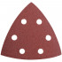Sanding Triangle Sheet 60grit 94x94x94mm 5/pack W/holes Hook & Loop