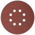 Sanding Disc 150mm 60 Grit With Holes 10/pk Hook And Loop