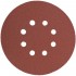 Sanding Disc 150mm 80 Grit With Holes 10/pk Hook And Loop