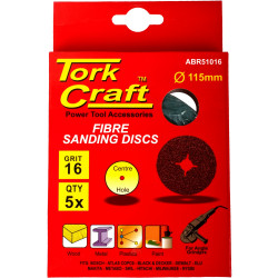 Fibre Disc 115mm 16 Grit 5/pack