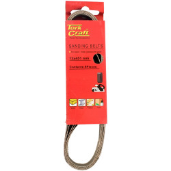 Powerfile S&ing Belt 13 X 451mm 80 Grit 5/pk