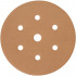 Gold Disc (50 Pieces) 600grit 150mm X 6+1 Holes Hook And Loop