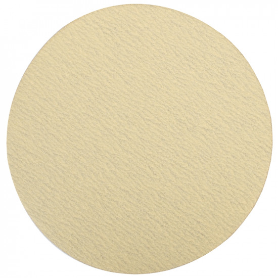 Gold Disc (50 Pieces) 320 Grit 150mm Without Hole Hook And Loop Gold Disc (50 Pieces) 320 Grit 150mm Without Hole Hook And Loop