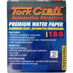 Premium Waterproof Paper 180 Grit 230 X 280 (50 Piece) Automotive